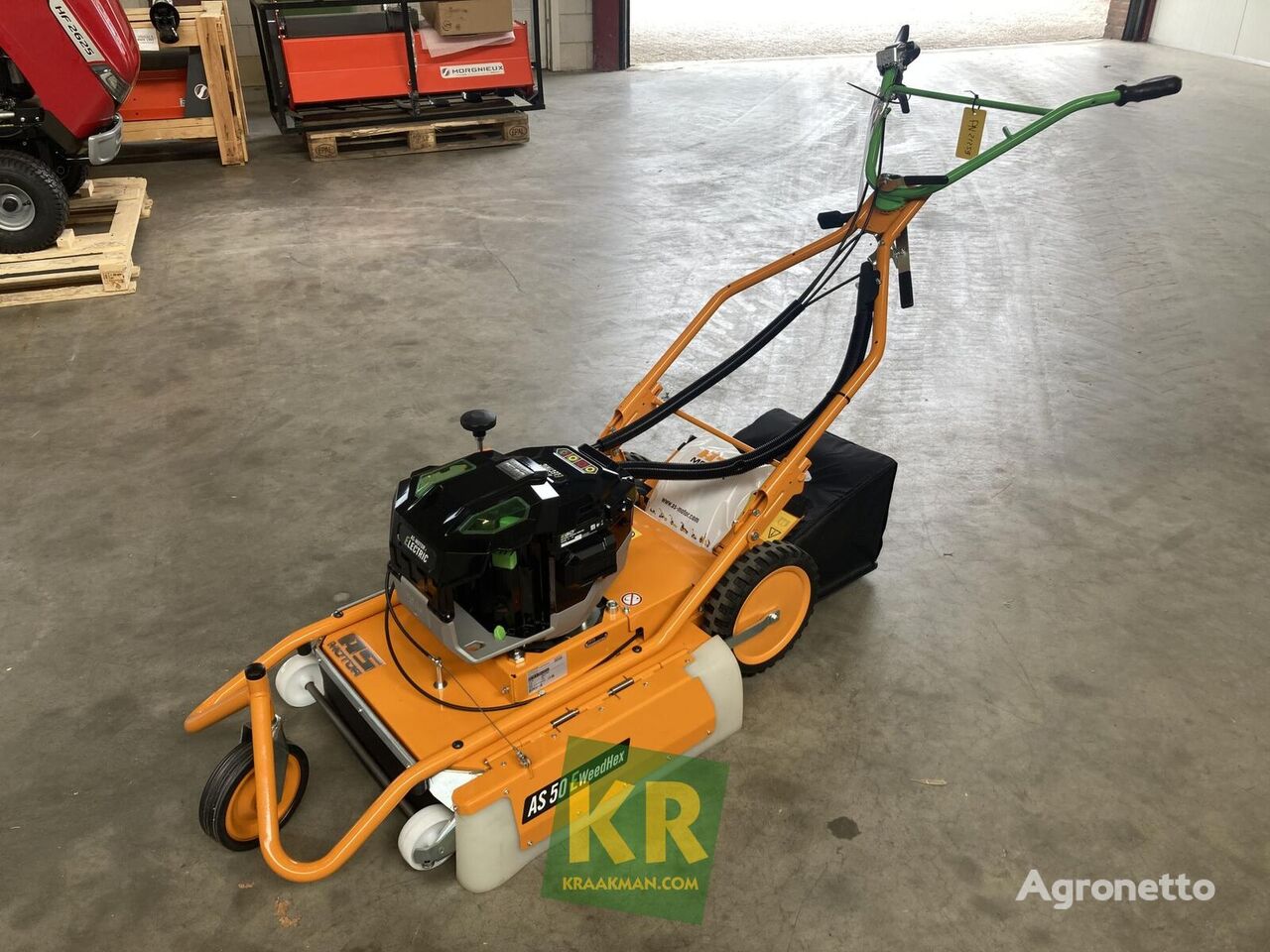 new AS AS 50 e Weedhex lawn mower