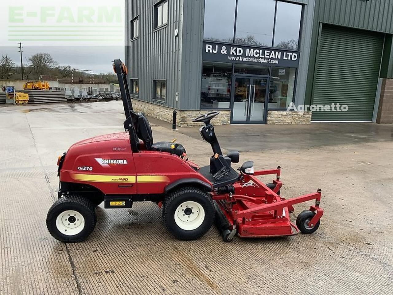 tractor tăiat iarba Shibaura cm374 out front mower (st21807)