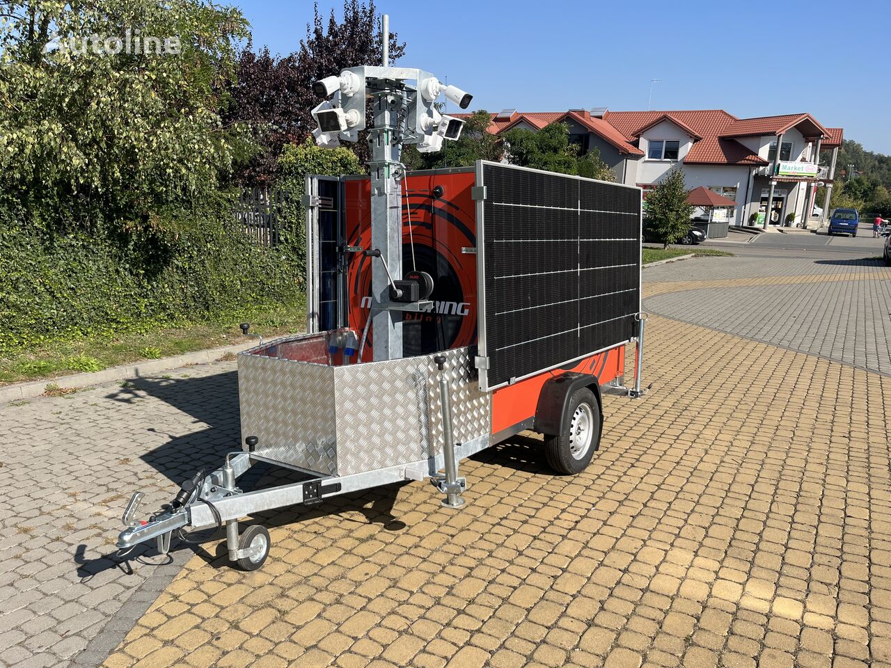 new Drival Security monitoring mobilny light trailer