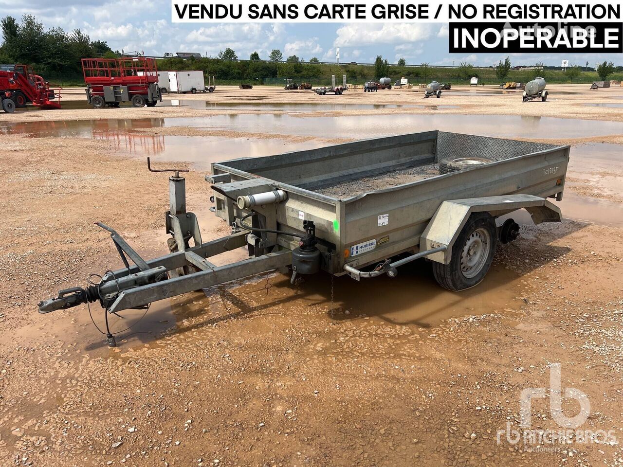 Hubière HUBIERE CNT202TD T/A Remorque (Inoperable) light trailer