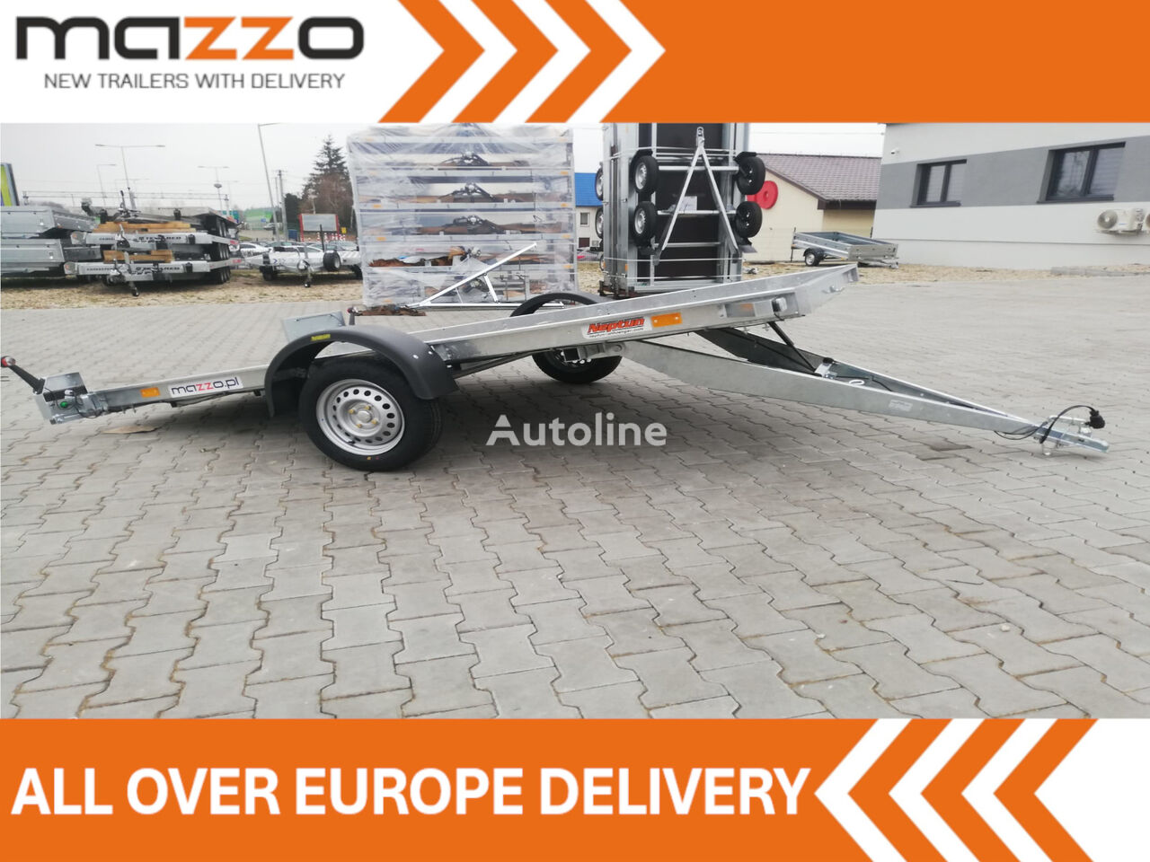 nowa przyczepa lekka Neptun GN152 305x166x10cm One axle light trailer Neptun N7-305 multi GV