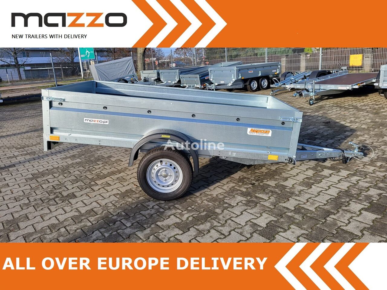 Neptun GN246 One axle light trailer Neptun N7-253 pro GVW 750 kg remolque ligero nuevo - Autoline