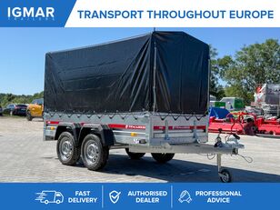 ny Temared Car Trailer 264x126 cm | 750 kg GVW with black tarpaulin trailer til bil