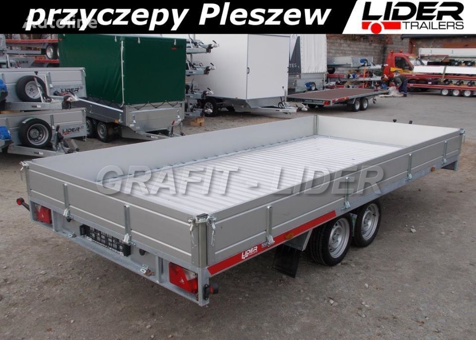 ny Temared TM-191 przyczepa 454x216x30cm, Carplatform 4521S 13" law trailer til bil