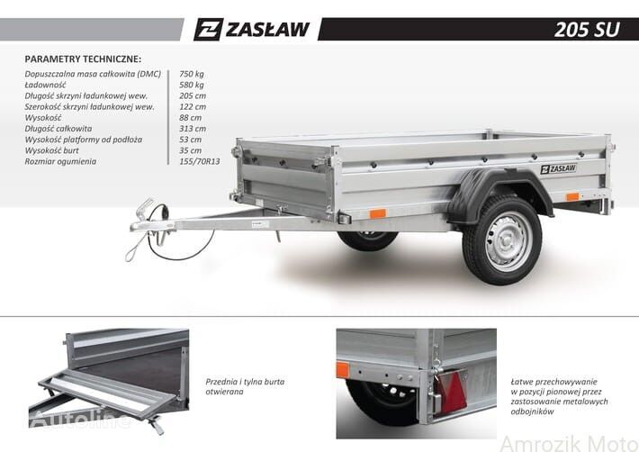 remorque pour voiture Zasław 205SU neuve