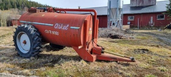 Orkel GVR 6000 liquid manure spreader