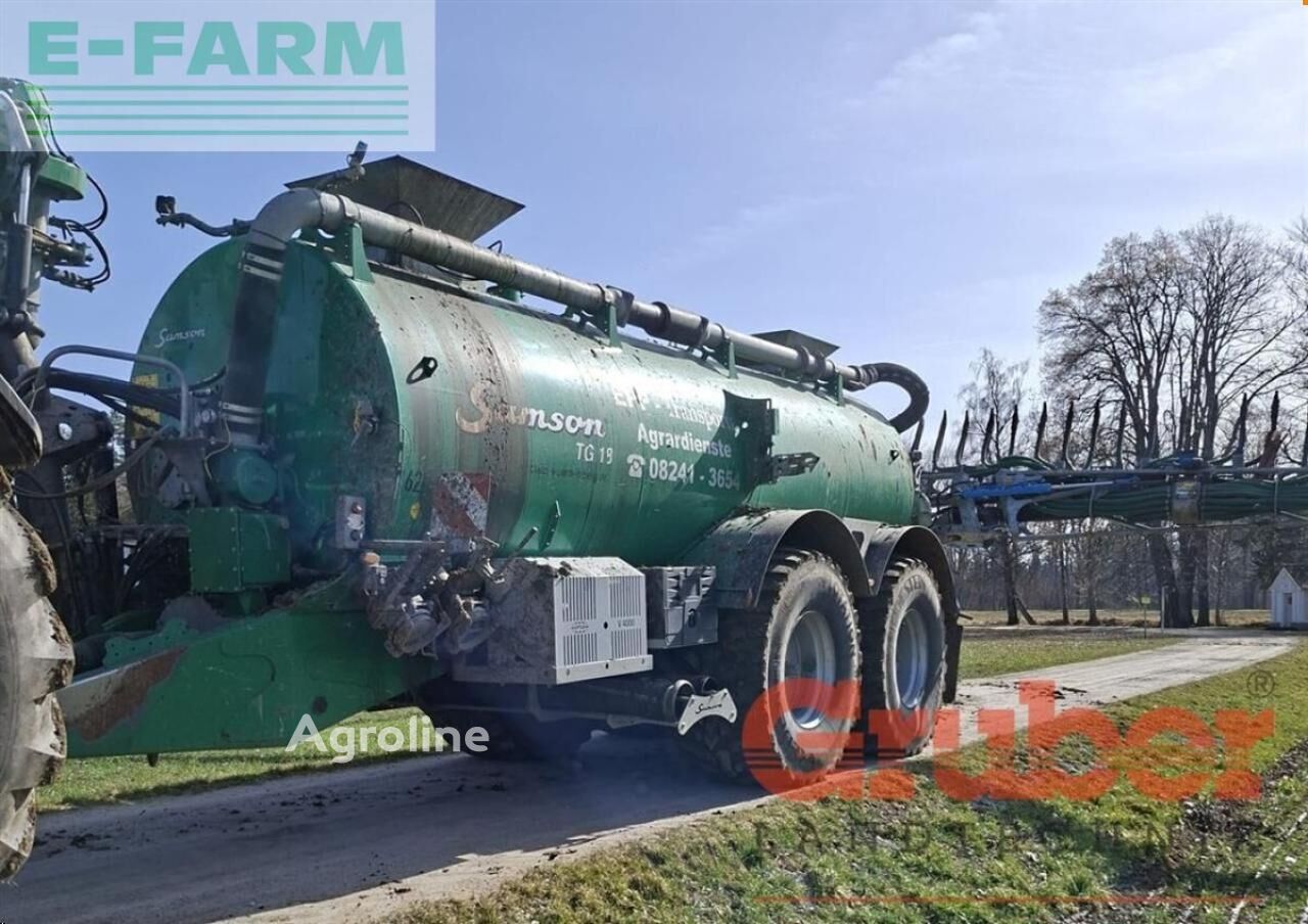 Épandeur à lisier Samson Samson tg 18 - Agroline