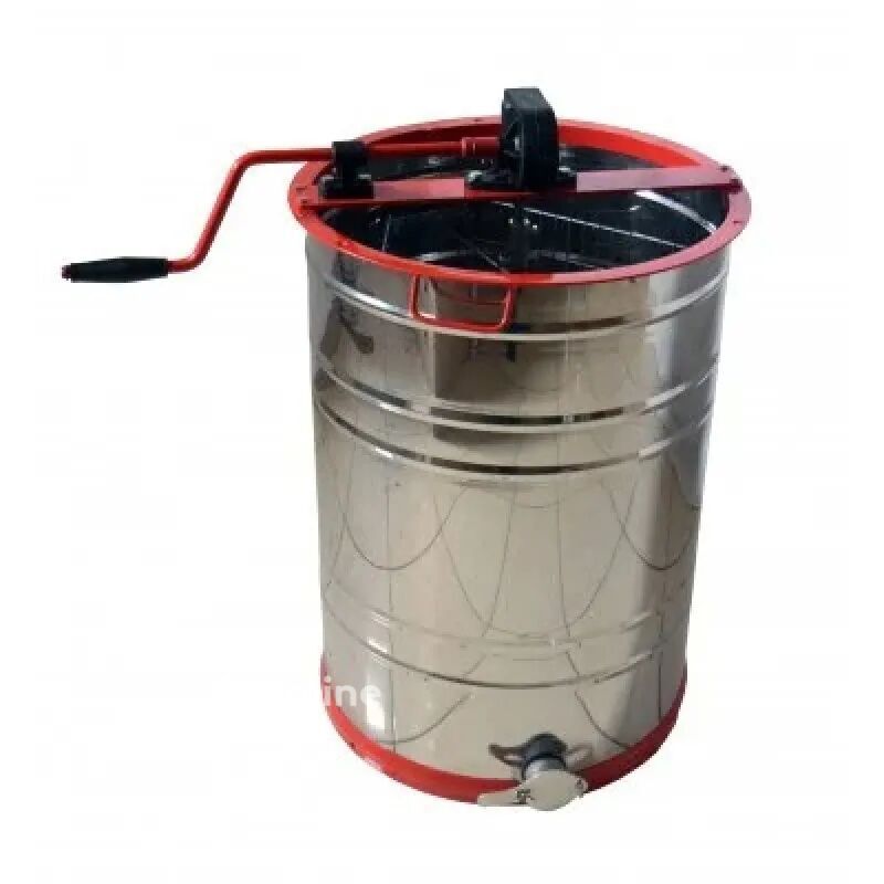 Extracteur de miel à 3 cadres non rotatifs. Cuve en acier inoxydable (AISI 304) - Agroline