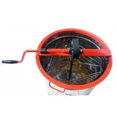 3-frame non-rotating honey extractor. Stainless steel tank (AISI 430);