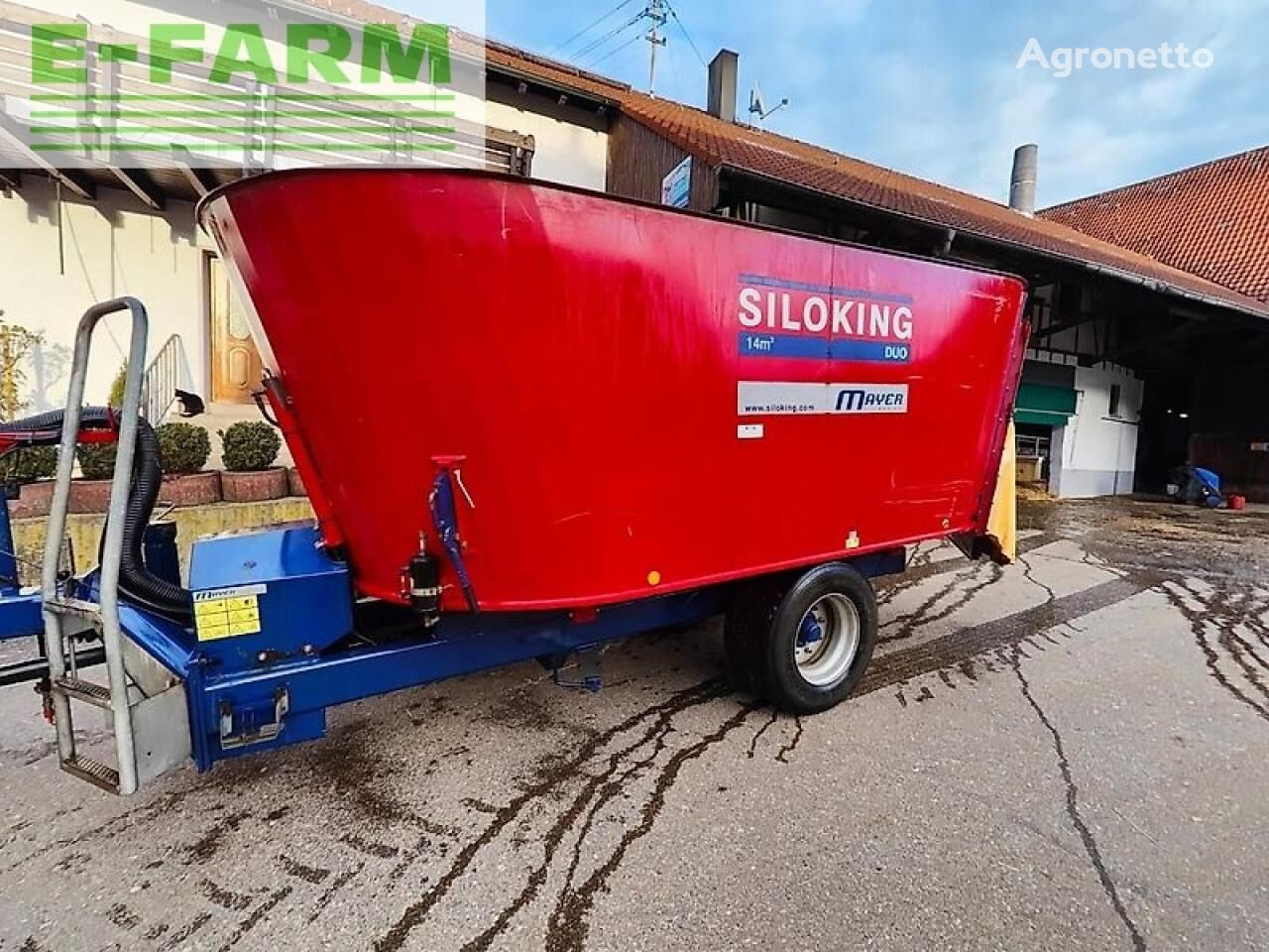 duo 14 t/mischwagen/futtermischwagen feed mixer