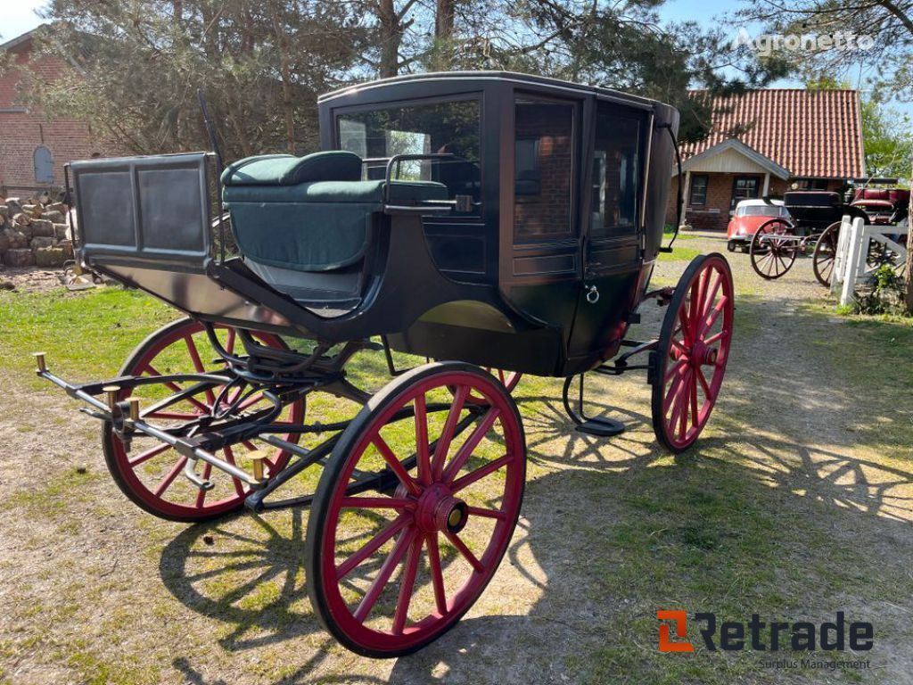 hobuste varustus Oldtimer Hestevogn Glas Landauer