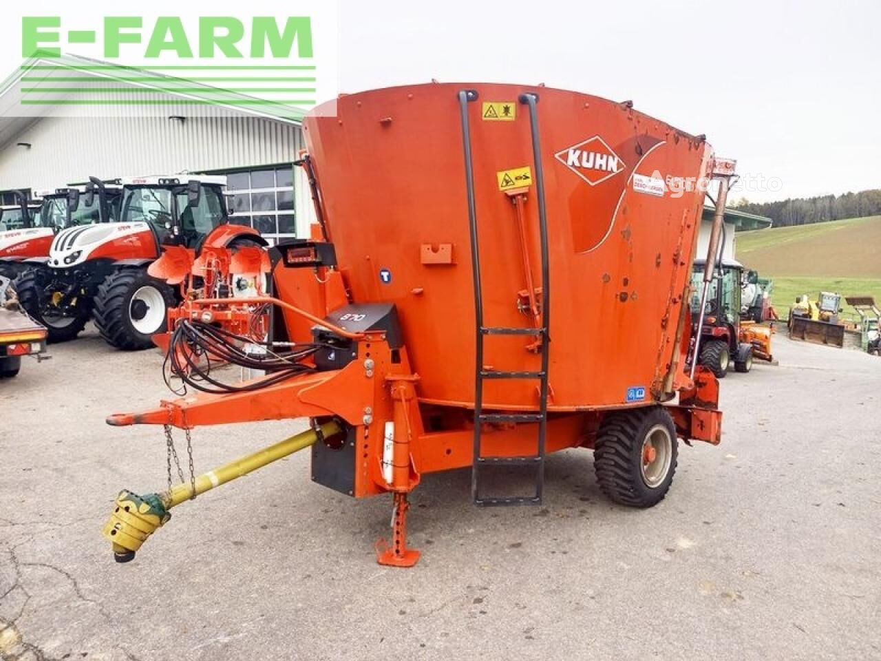 Kuhn euromix 870 carro mezclador vertical