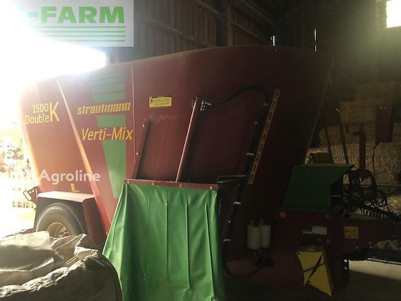 Strautmann doublek 1500 vertical feed mixer - Agroline