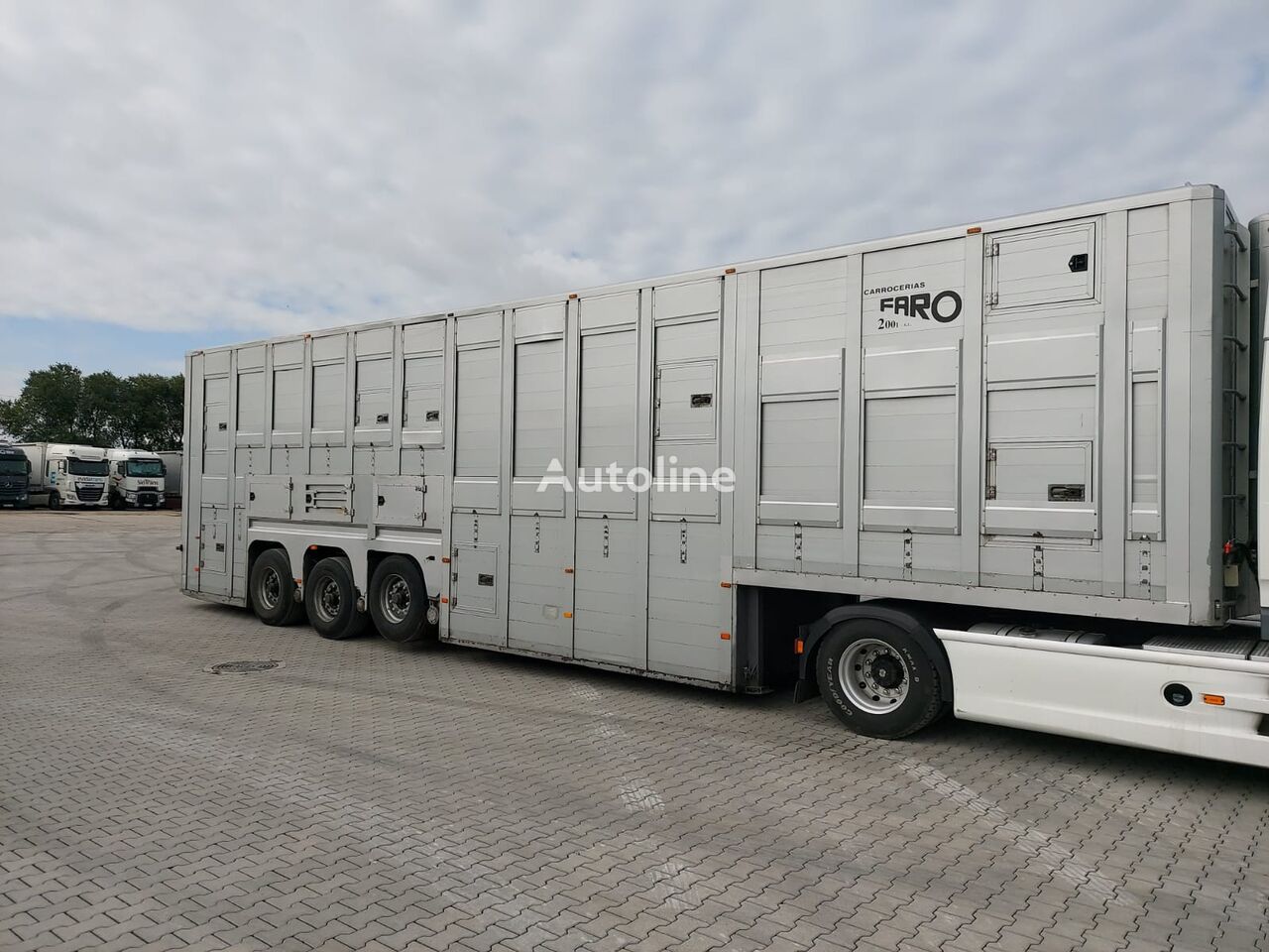 Burg Bpo livestock semi-trailer