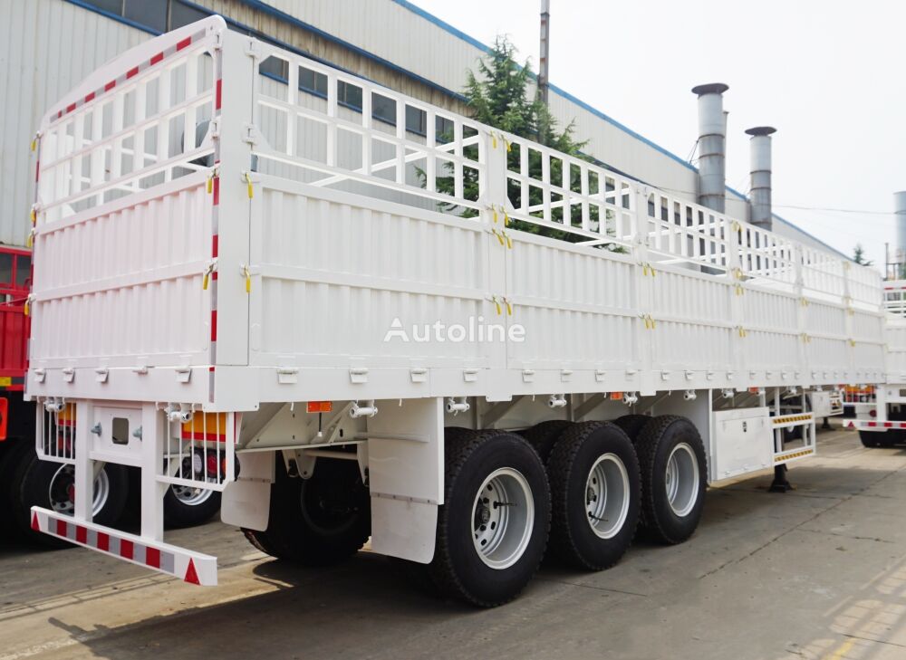 semi-trailer pengangkut hewan Side Loading Animals Transport Cargo Semi Trailer Price - S baru