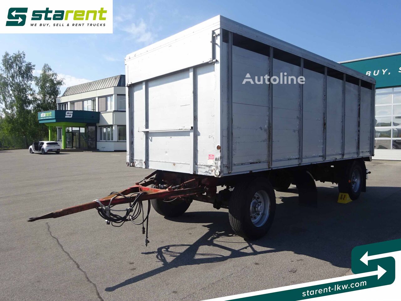 Prikolica za prevoz živine Draxler Fahrzeugbau 2-Achser, Viehtransport Anhänger, Trennwand, naprodaj | Autoline SI Prikolica za prevoz živine Draxler Fahrzeugbau 2-Achser, Viehtransport Anhänger, Trennwand - Autoline