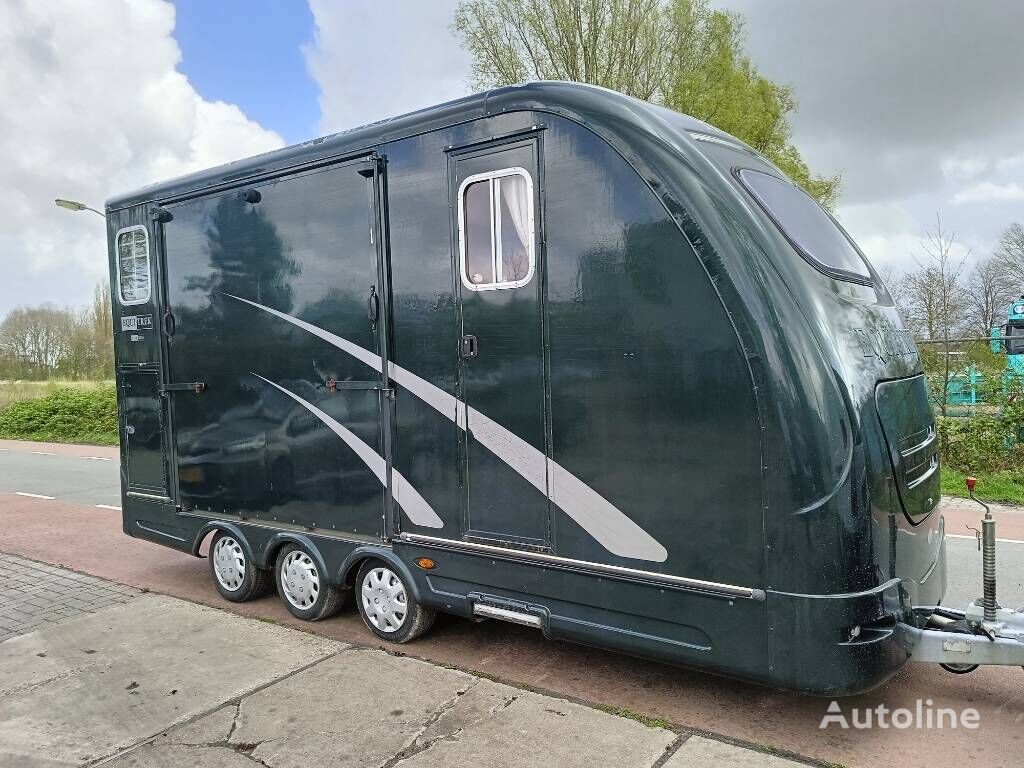 العربات المقطورة شاحنة نقل المواشي Equi-trek paardenkar horsetrailer caravan horse ca