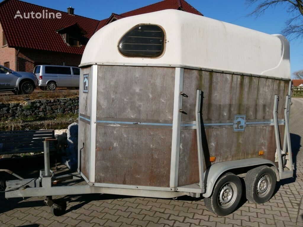 Holz Poly 2 Pferde livestock trailer