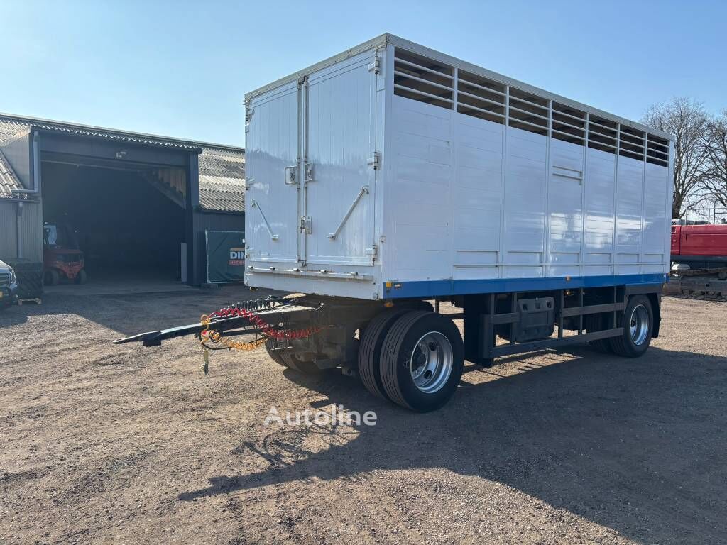 Remorque bétaillère Leveques Veetransport aanhanger, livestock trailer 1 laag! - Autoline