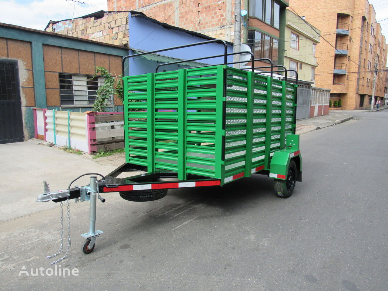 Trailer tipo llanta sencilla lopu pārvadāšana piekabe