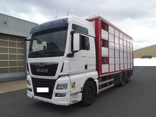 MAN TGX 26.500 6X2 XXL/ RETARDER/ KLIMA POSTOJOWA/ 3 POKŁADY/ DACH P livestock truck