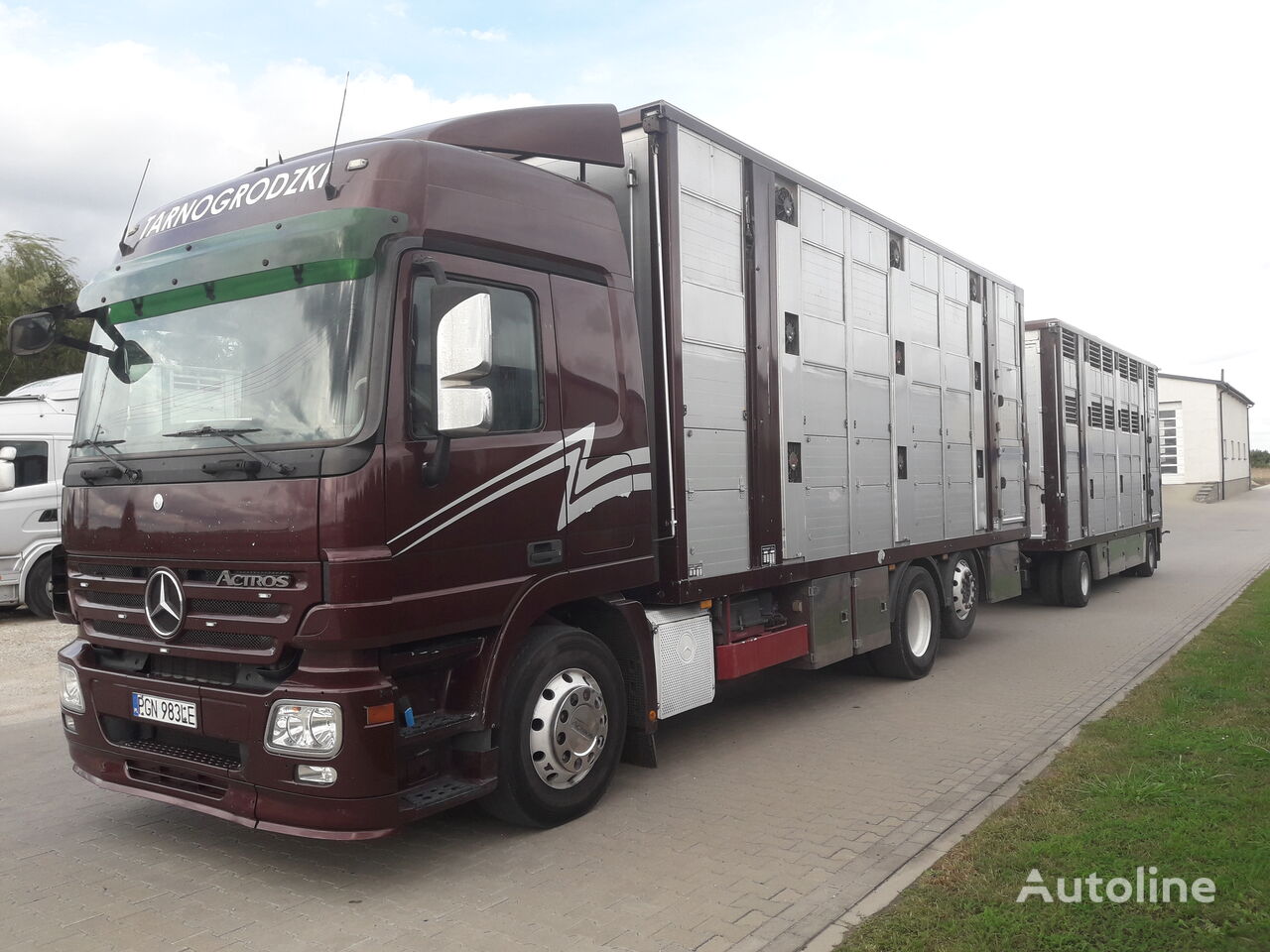 Mercedes-Benz livestock truck