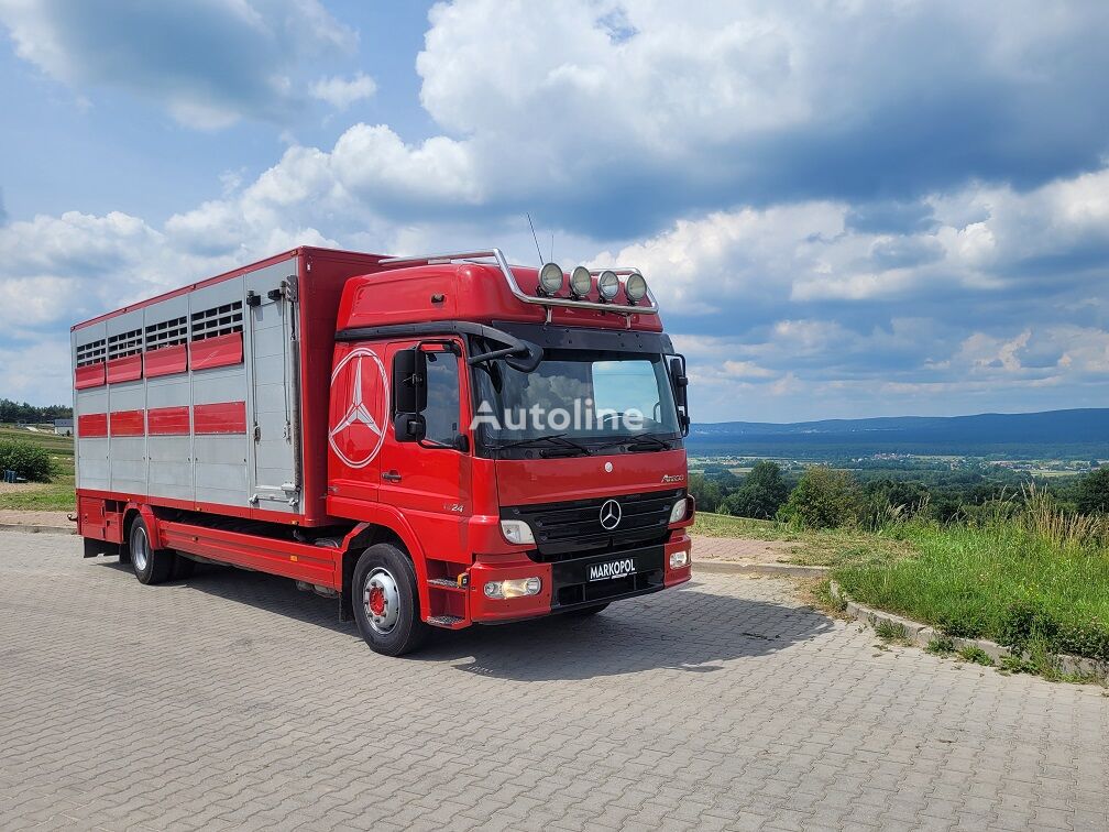 camião de transporte de gado Mercedes-Benz 1224 Do przewozu Bydła Z wagą