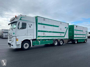 Mercedes-Benz Actros 2563 kamion za prijevoz stoke + prikolica za prijevoz stoke