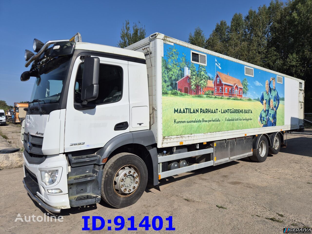 скотовоз Mercedes-Benz Antos 2532 - 6x2 - Euro 6 - Animal transport