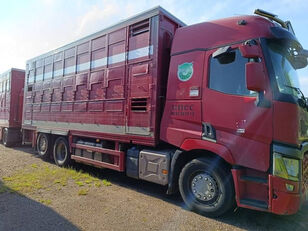 Renault T 520 P livestock trailer truck Viehtransporter LKW