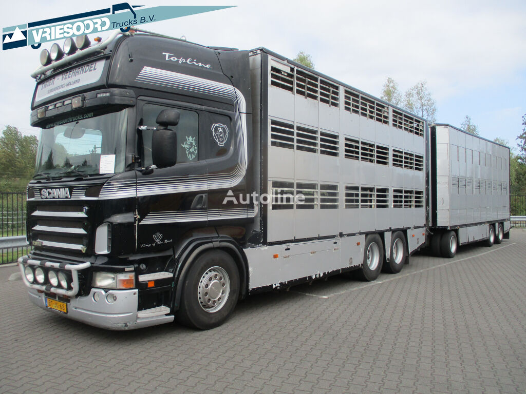 Scania R 580 VEECOMBI 3 LAAGS djurtransport