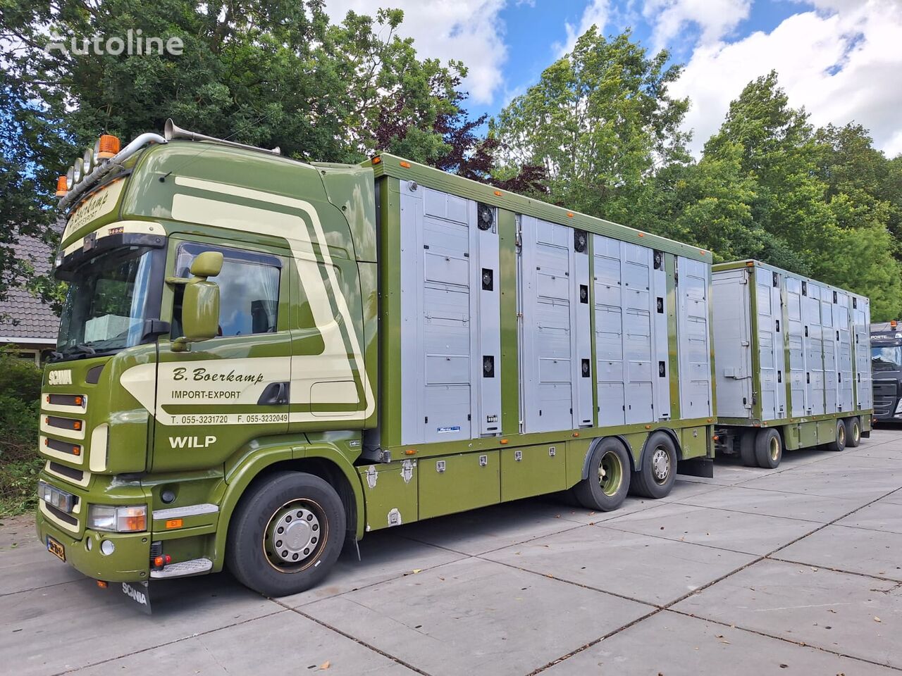 Scania R470 3.stock ventilatoren apk 5-25 camión para transporte de ganado