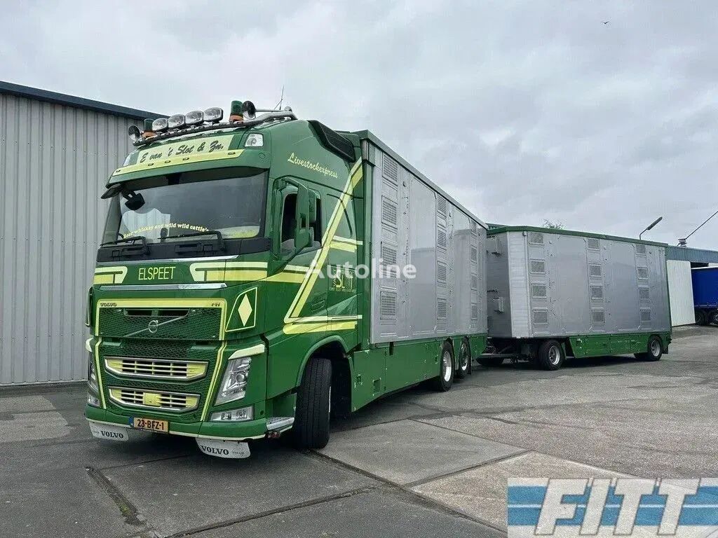 شاحنة نقل المواشي Volvo FH 540 6x2 1/2/3 Finkl Livestock -- Water and Ventilation - Lift