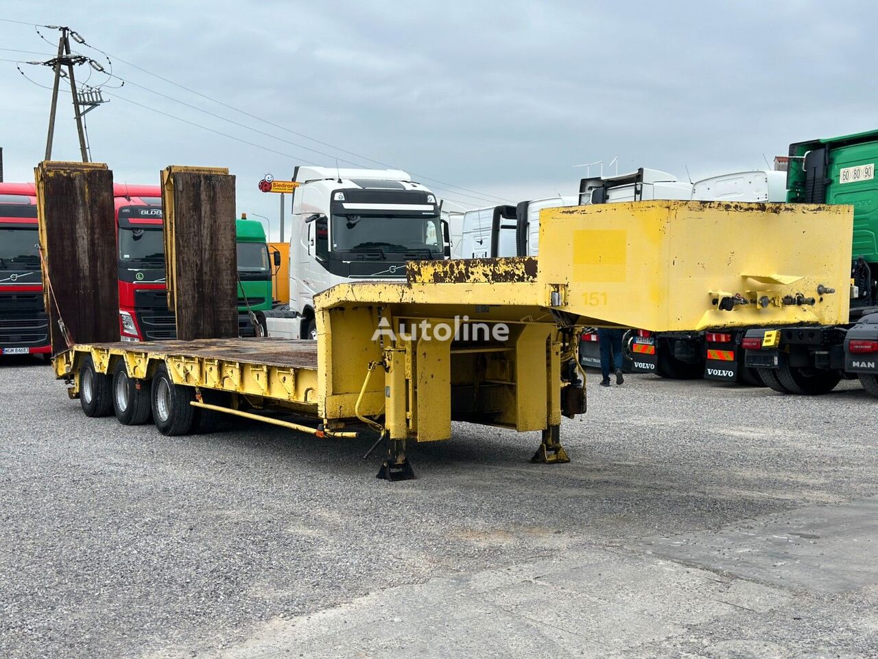 semi-trailer low bed ACTM