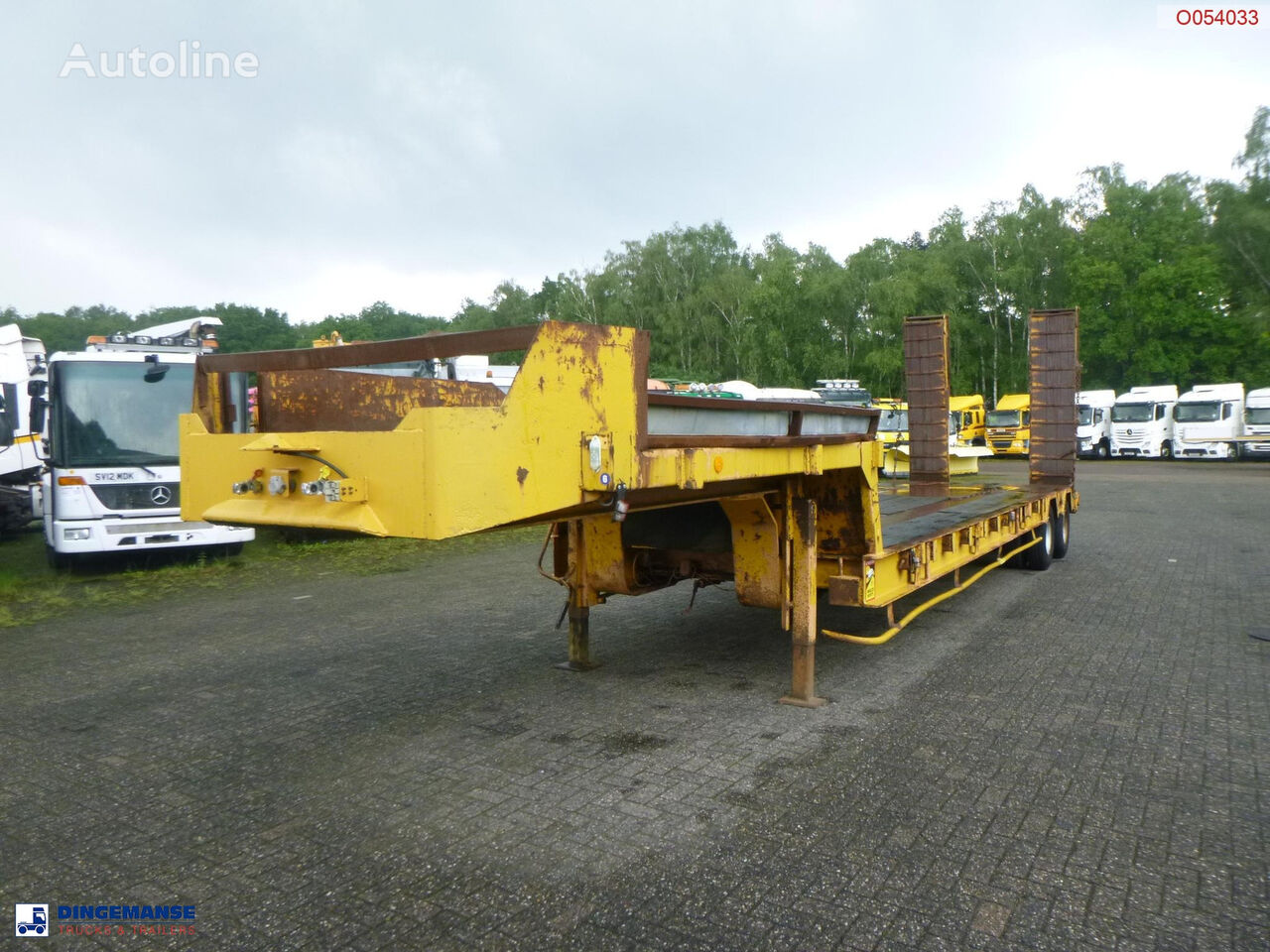 ACTM 2-axle semi-lowbed trailer 32t + ramps dieplader oplegger