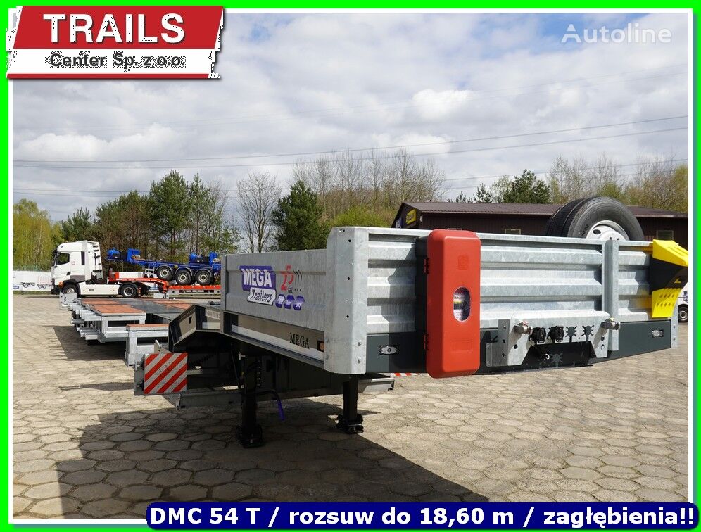 új ALT-3LW/EXTD - Lowbed 4 x Wheel Holes / Extended 18.60 m / Ready alacsony alvázkeretű félpótkocsi