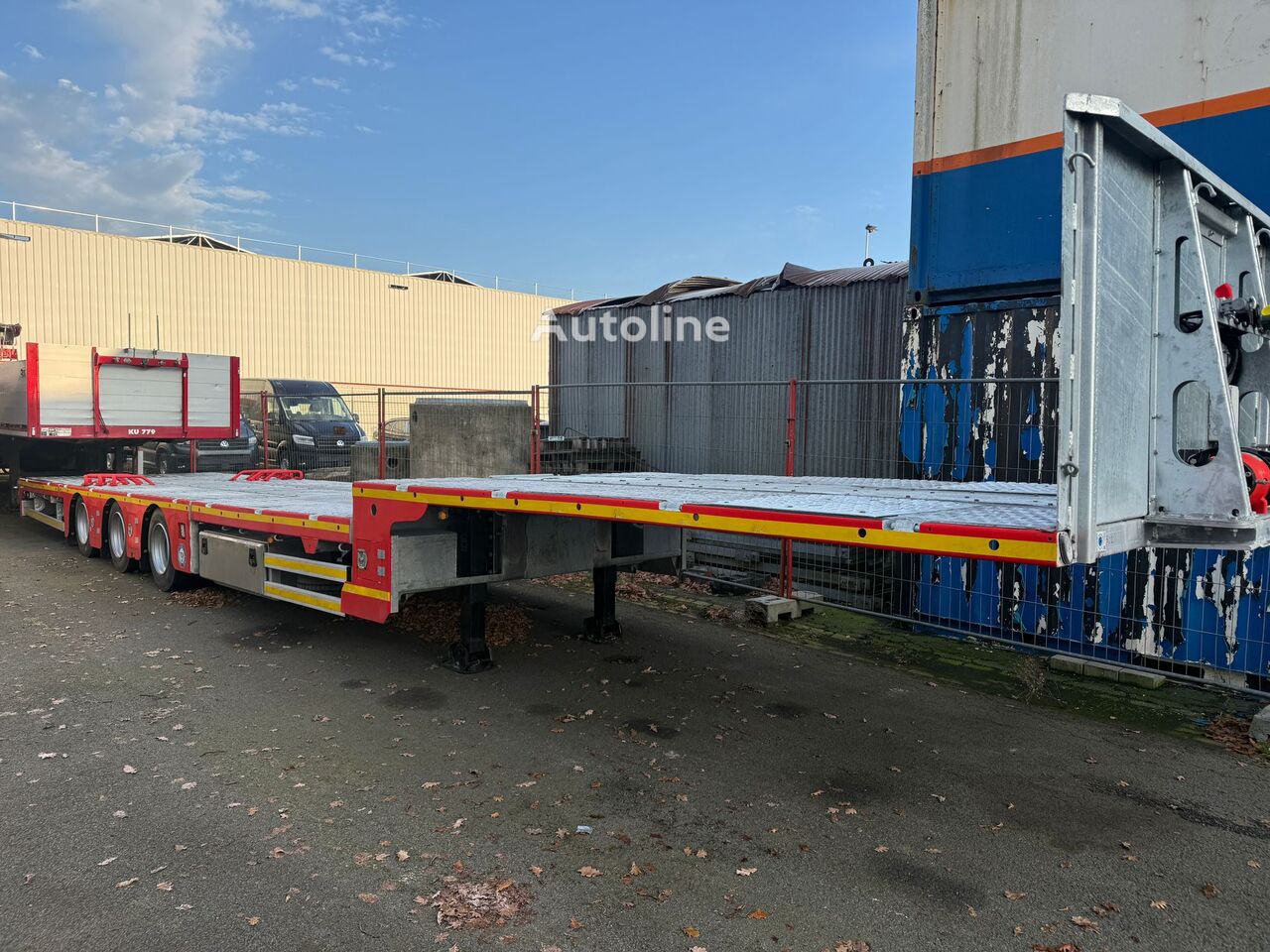 Naujas žemo profilio platforma puspriekabė Aksoylu - Autoline