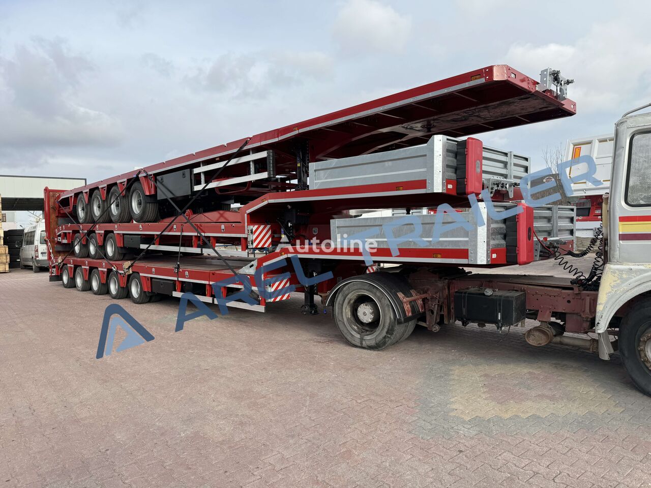 new Arel Trailer low bed semi-trailer