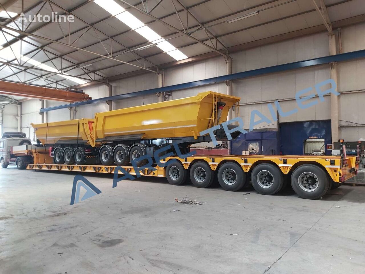 semi-remorque porte-engins Arel Trailer FRONT LOADING LOWBED SEMI TRAILER STOCK neuf