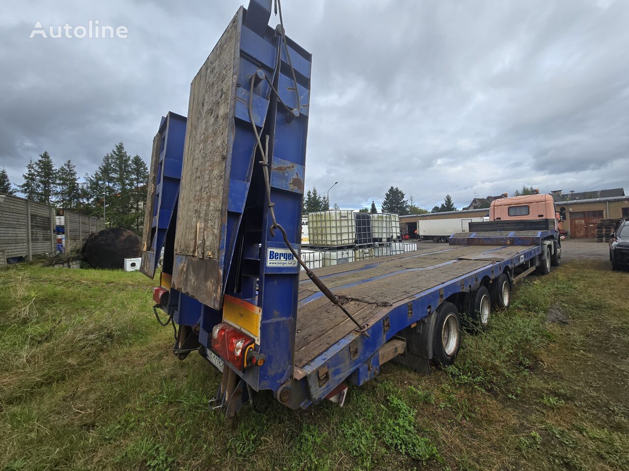 semi-remorque porte-engins Berger N-34 JUMBO