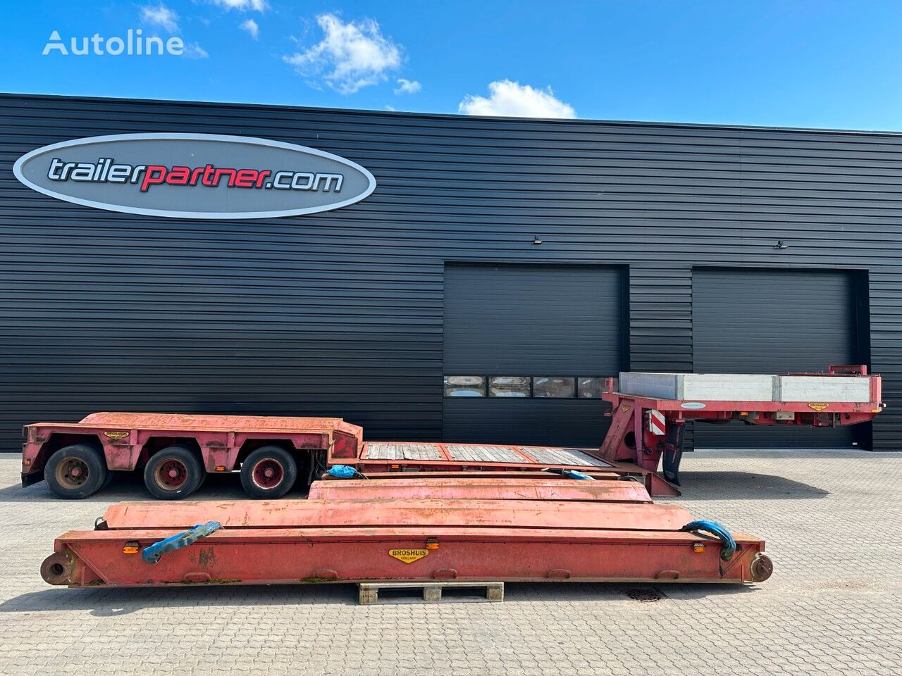 semi-trailer low bed Broshuis