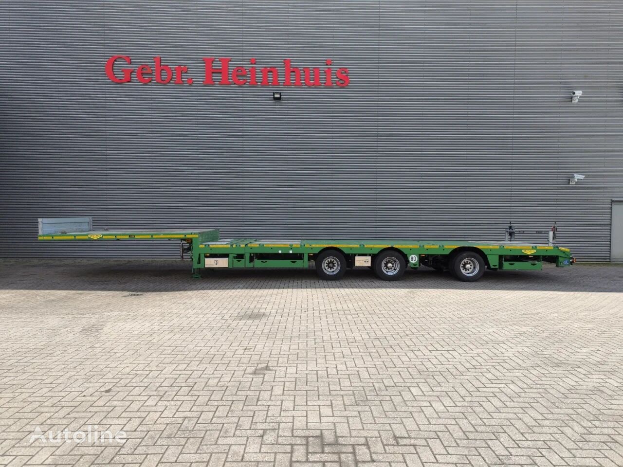 Broshuis 3 AOU-18-36 SL 6.4 M Extand. Mega SL Air Axles! low bed semi-trailer