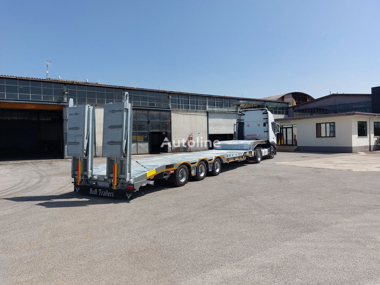 new Bull Trailers TAURUS buche Vers. R.Giampy H Ralla MM 1200  low bed semi-trailer