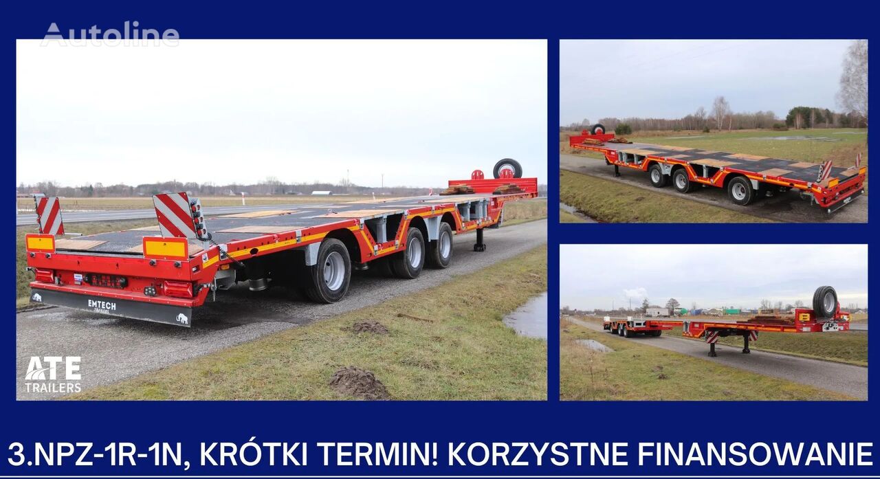 new Emtech 3.NPZ-1R-1N (NA) low bed semi-trailer