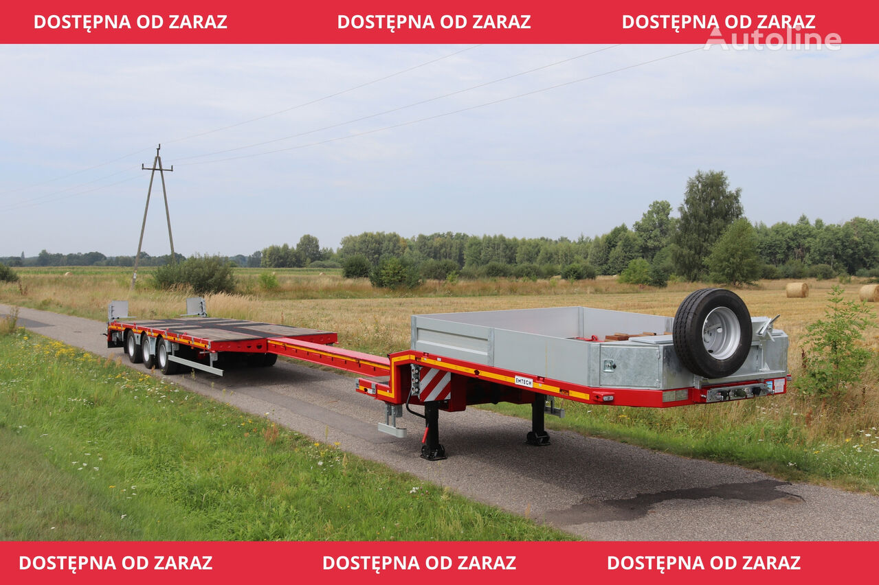 Emtech MODEL 3.NNP-1R-1N, 3-osiowa, rozciągana, 2020  low bed semi-trailer