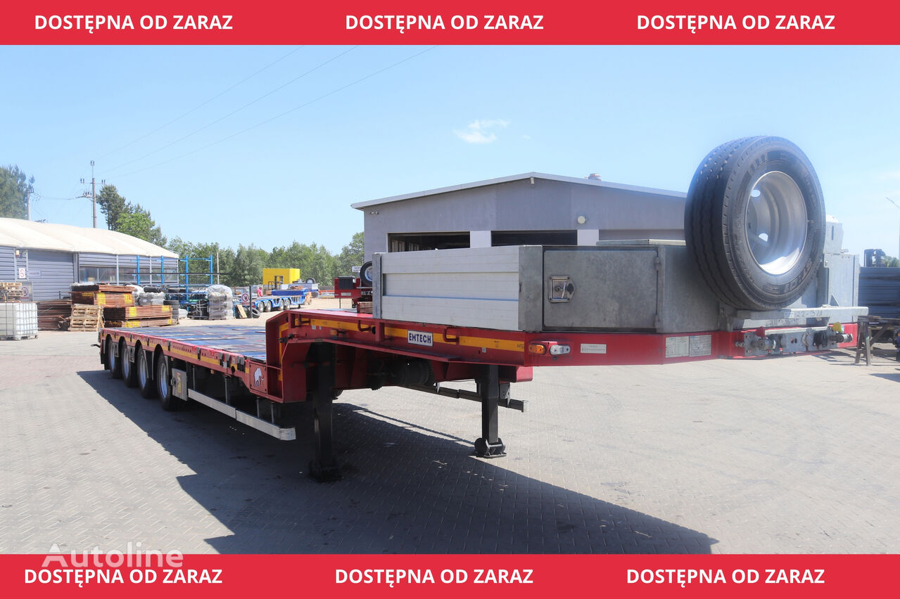 Emtech SERIA: NNP-R, MODEL: 4.NNP-1R-2N (NA), CESJA LEASING do przejęci low bed semi-trailer