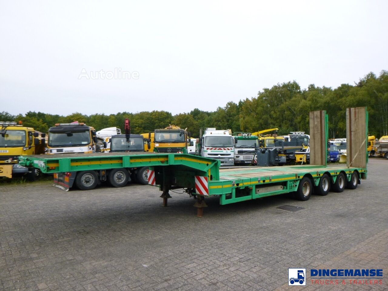 Faymonville 4-axle semi-lowbed trailer 65 t + ramps ext. 低床セミトレーラ販売用 | Autoline JP Faymonville 4-axle semi-lowbed trailer 65 t + ramps ext. 低床セミトレーラ - Autoline