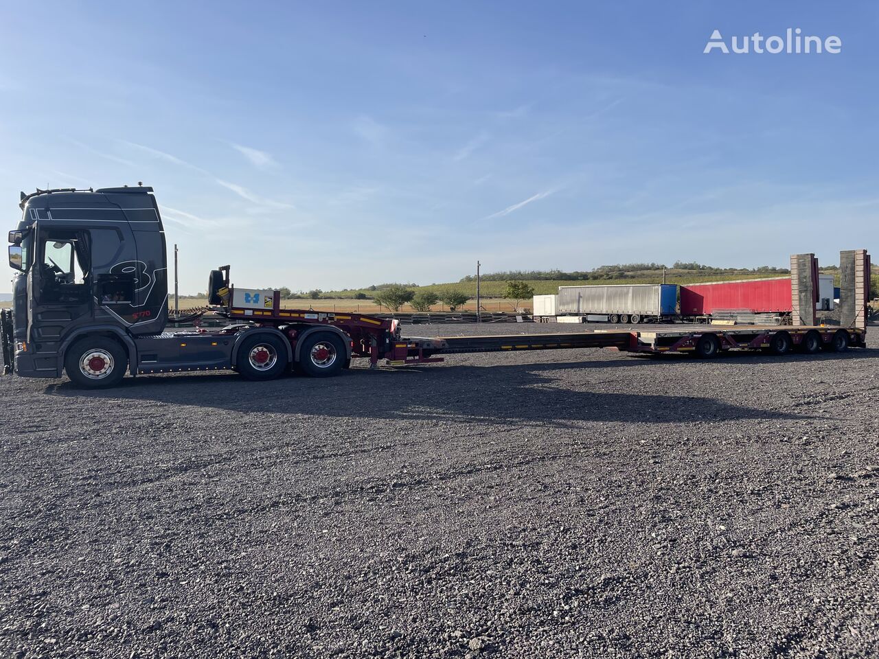 Faymonville F-S44-1ALN low bed semi-trailer