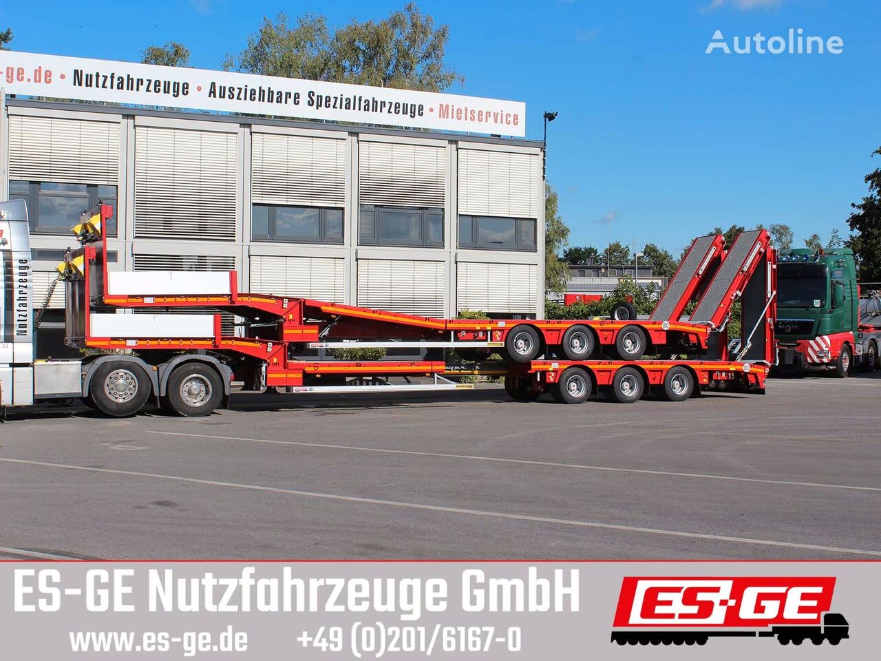 neuer Faymonville Multimax Plus Satteltieflader Hebebett Tieflader Auflieger