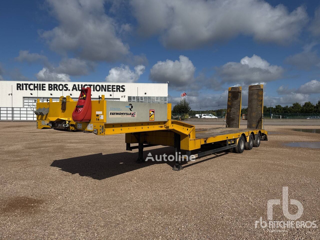 Semi-remorque porte-engins Faymonville TL3GE Tri/A Semi-Remorque Porte-Engin - Autoline